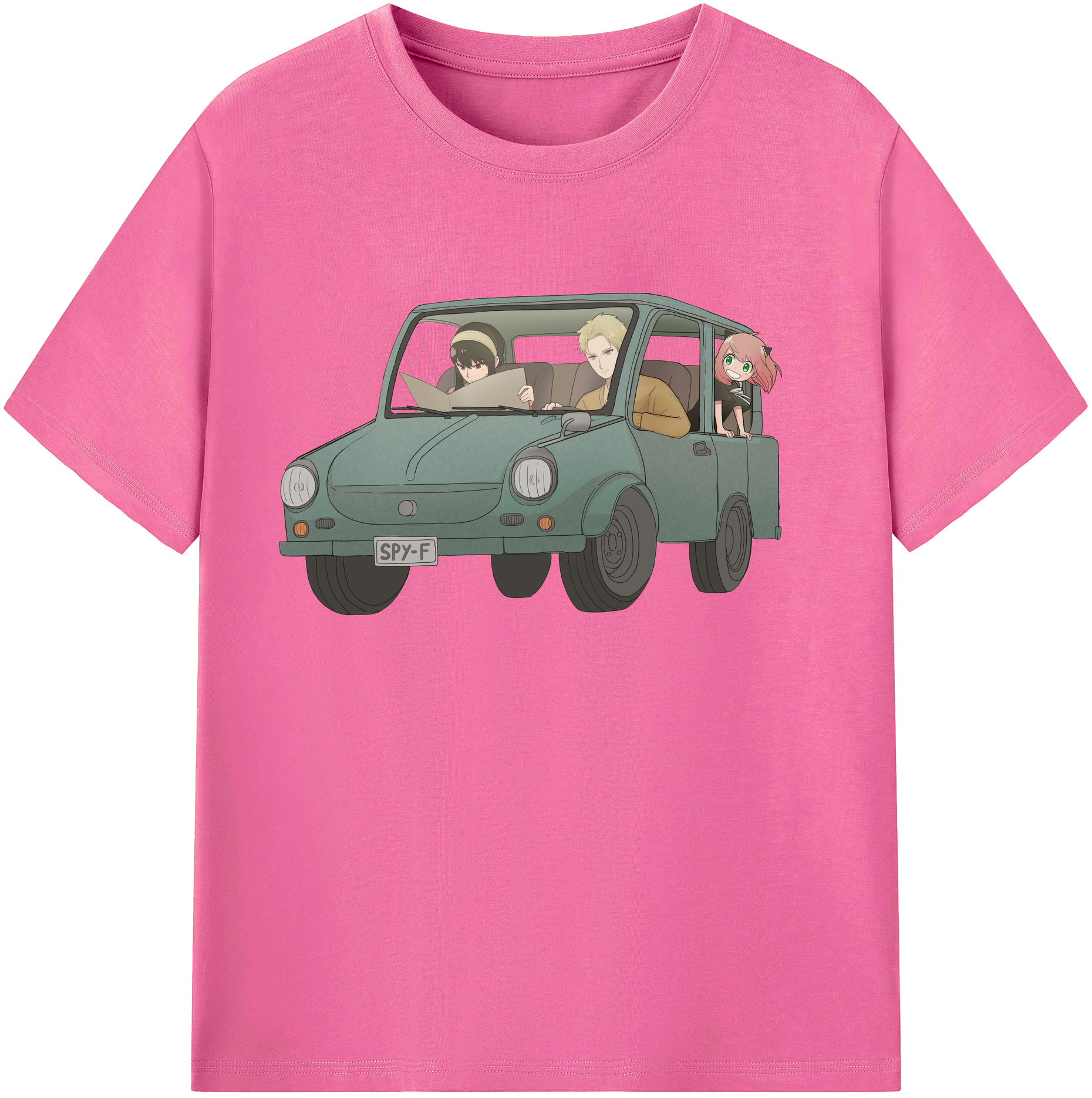 （画像用） SPY×FAMILY间谍家家酒 レディースカジュアルプリントTシャツ（綿100％）